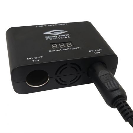 Conversor de Carregamento Type-C USB para 12V - Conversor de Carregamento Type-C USB para 12V