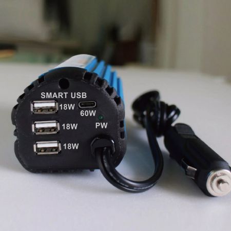 5V/2.4A(A-18Wx3), 5V/3A(C-60W)