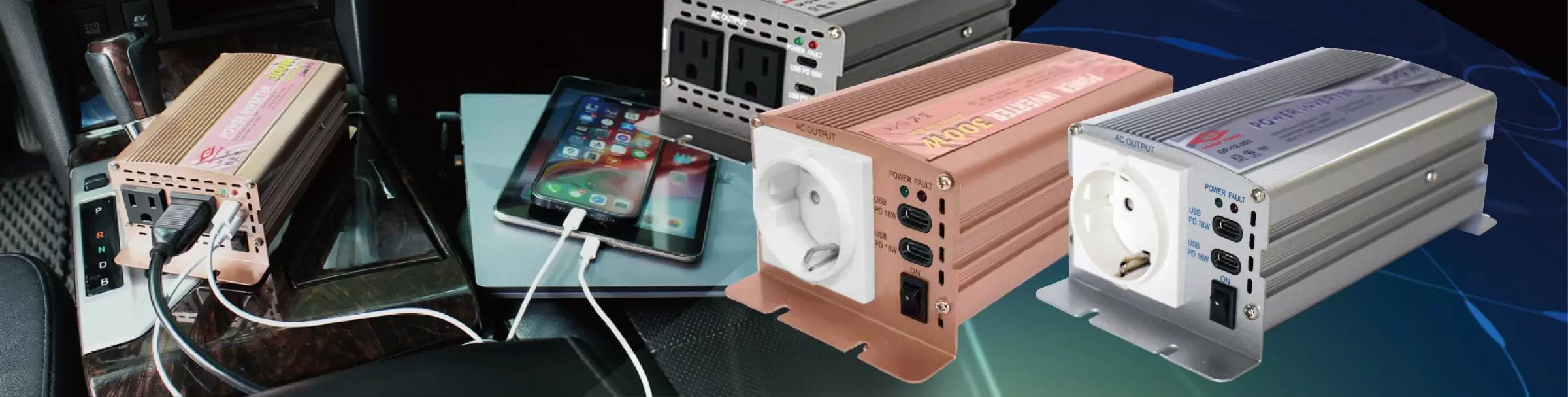 デュアルUSB PD付き