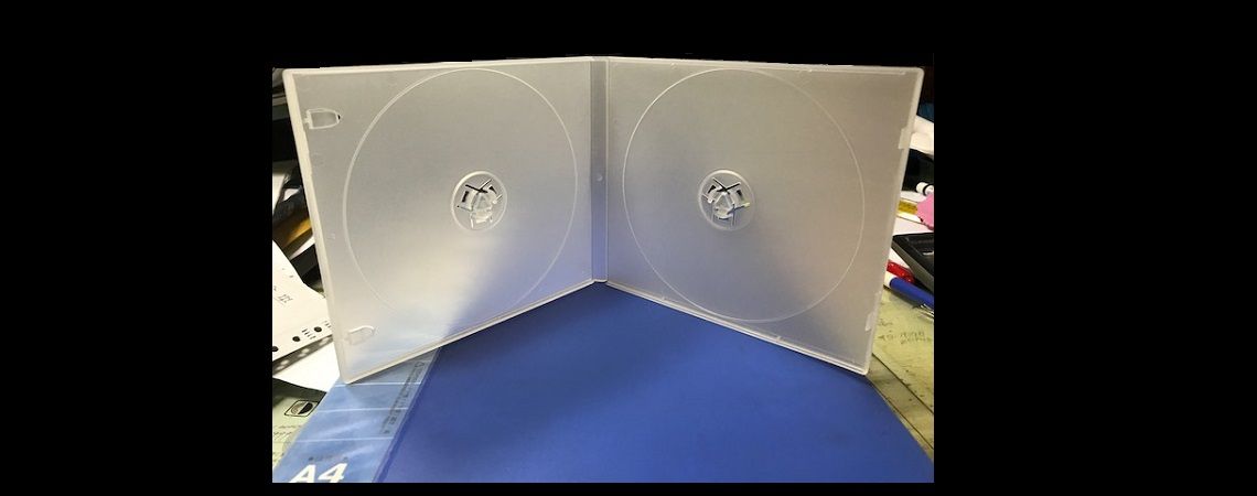 Custodia per CD doppio 10mm - Custodia doppia in PP 10mm