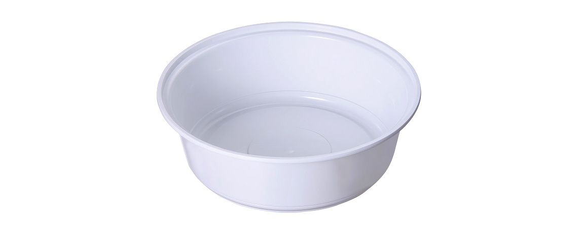 1000ml (32oz) Round Plastic To-Go Microwavable Container - White Microwavable plastic bowl 1000ml 1000ml (32oz) Round Plastic To-Go Microwavable Container - White Microwavable plastic bowl 1000ml