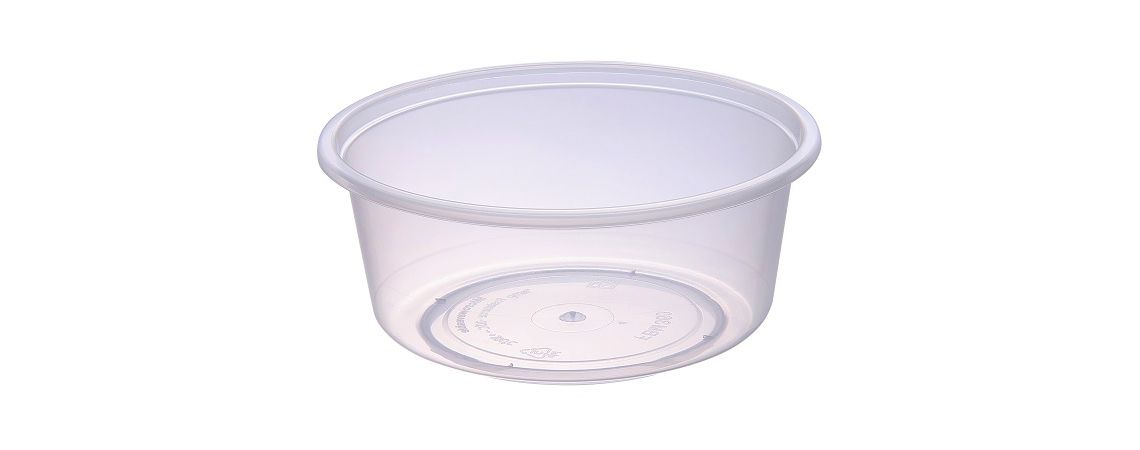 Recipiente de plástico transparente 360ml