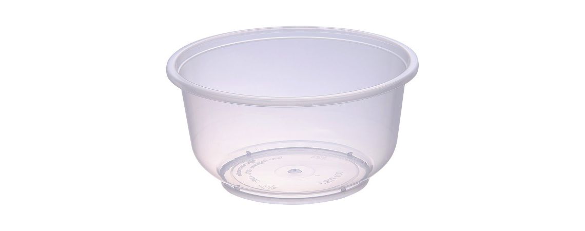 400ml透明亮面塑膠湯碗