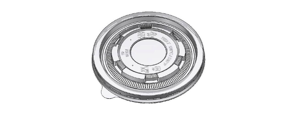 120mm PP Round lid for Soup Bowl - 120mm translucent vented lid for plastic soup bowl 120mm PP Round lid for Soup Bowl - 120mm translucent vented lid for plastic soup bowl