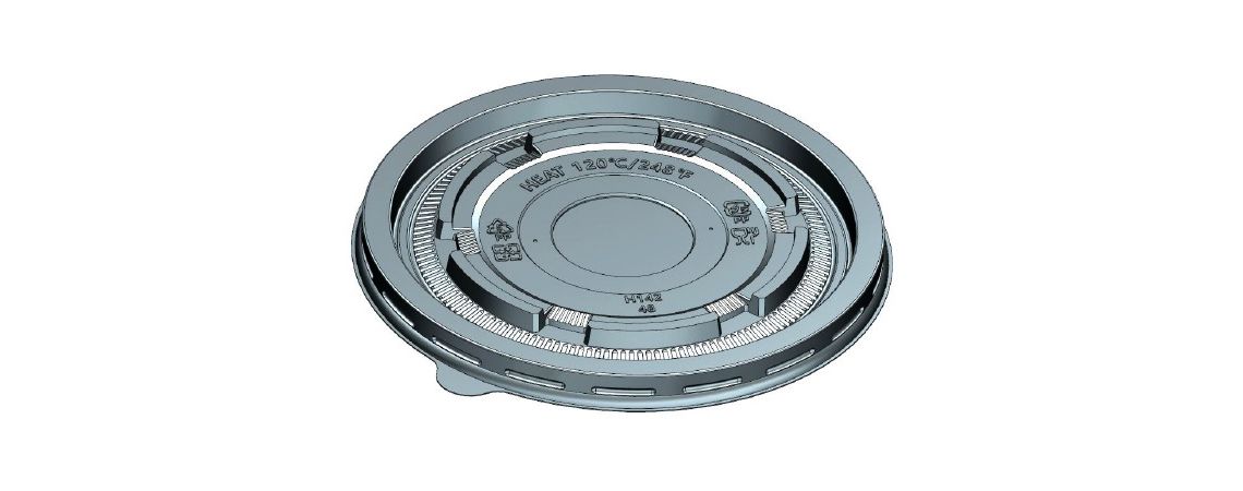口徑142mm PP 圓形耐熱塑膠湯碗平蓋 - 適用 700 / 850 / 999ml耐熱湯碗的口徑142mm的透明蓋 口徑142mm PP 圓形耐熱塑膠湯碗平蓋 - 適用 700 / 850 / 999ml耐熱湯碗的口徑142mm的透明蓋
