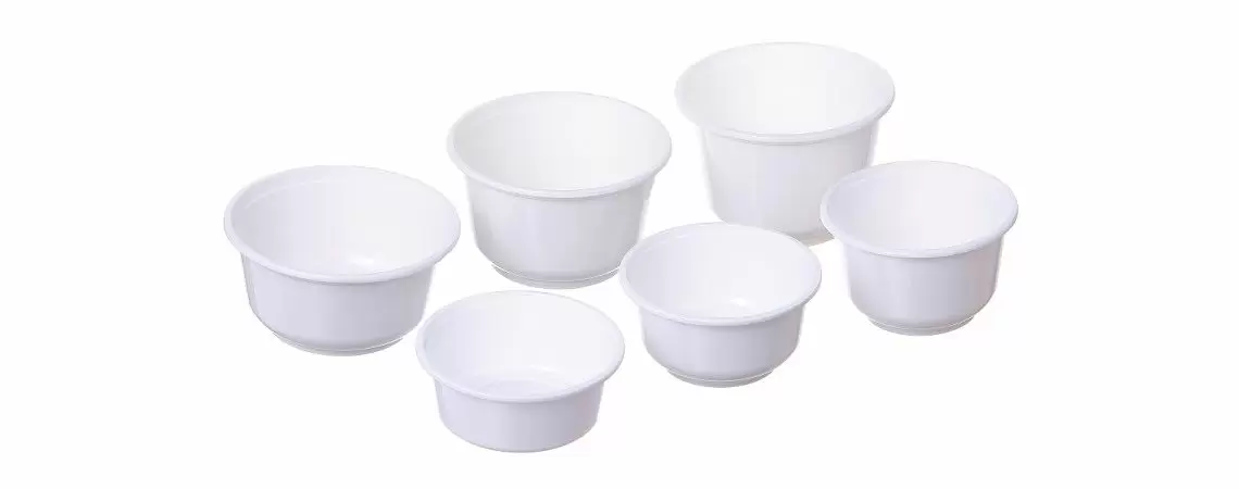 可微波塑料湯碗 - 500ml PP塑膠射出微波碗