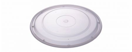 40oz Flat Vented Lid for Plastic Bowl - Clear vented lid for 1200P bowl