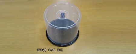 Empty Bucket 50pcs Disc Container (DVD type) - Kaso ng DVD storage para sa parehong CD at DVD disc