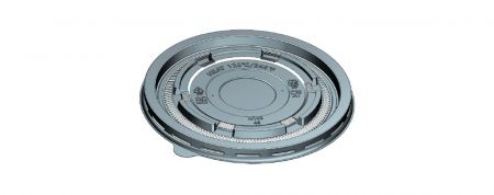 口徑142mm PP 圓形耐熱塑膠湯碗平蓋 - 適用 700 / 850 / 999ml耐熱湯碗的口徑142mm的透明蓋