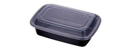 38oz Rectangular Takeaway Meal Prep with Lid