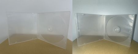 5.2mm Slim Clear na PP Single CD/DVD Cases - Slim Transparent na PP Single Cases