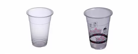 16oz / 500ml PP Soft Cups - Clear and personalized print 500ml plastic cup