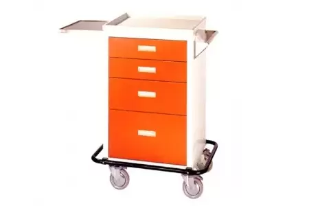 Chariot d'urgence orange - Joson-CareChariot médical