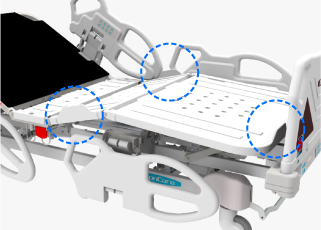 床墊止滑設計-床面擋片