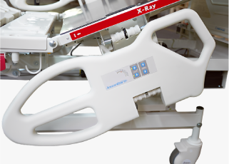 Outer Siderail Controls / Backrest, Trend./Rev. Trend. Angle Indicator