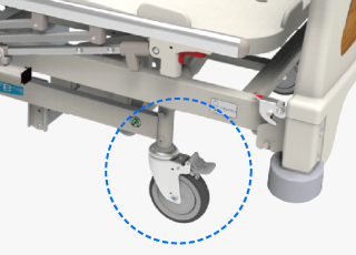 Dust-Proof Lockable Caster(Optional)