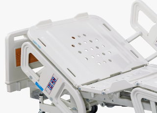 床體結構-鋼製粉體塗裝 / 床面板塑鋼一體成型設計