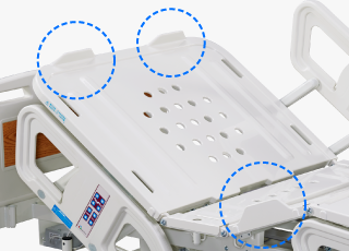 床墊止滑設計-床面擋片