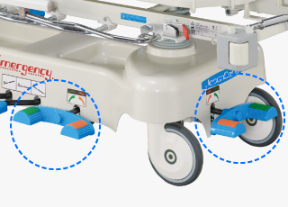 Central Brakeing And Steering Module / Dust-Proof Lockable Caster