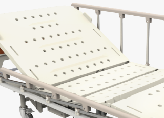 床体结构-钢制粉体涂装/ 床面板-塑钢一体成型设计