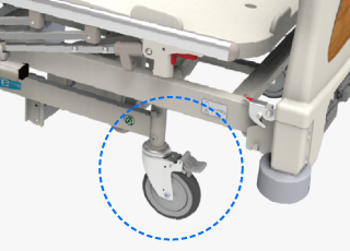 Dust-Proof Lockable Caster(Optional)