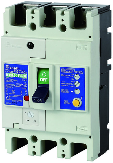 Shihlin Electric Earth Leakage Circuit Breaker BL160-SN