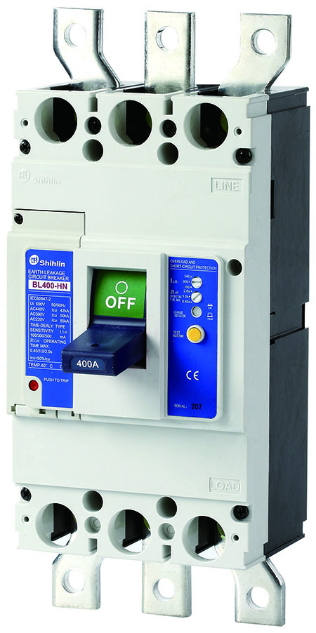Shihlin Electric Earth Leakage Circuit Breaker BL400-HN