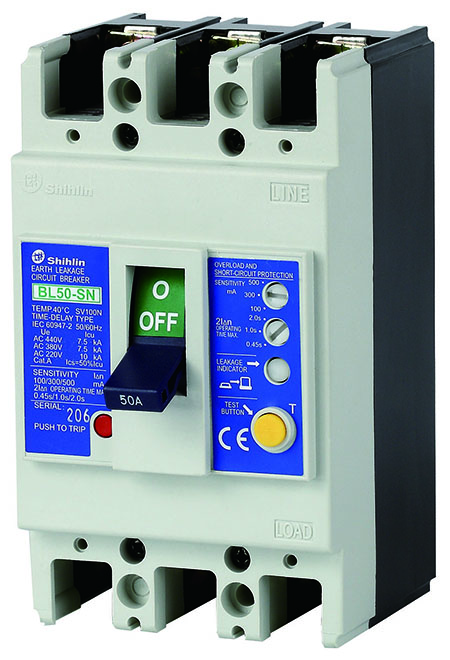 Shihlin Electric Earth Leakage Circuit Breaker BL50-SN