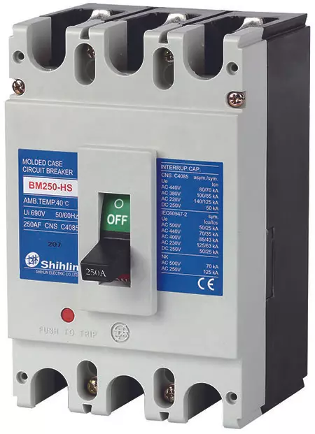 Shihlin Electric Molded Case Circuit Breaker BM250-HS
