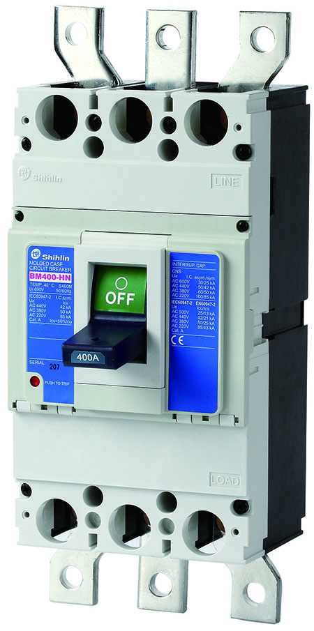 Shihlin Electric Disjuntor de Caixa Moldada BM400-HN