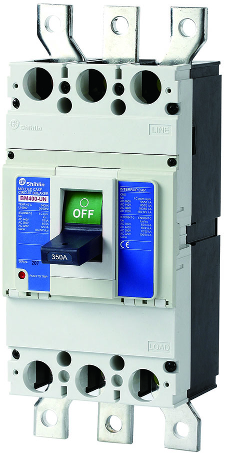 Shihlin Electric Interruttore automatico a case moldato BM400-UN