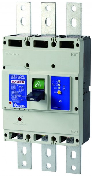 Interruptor de circuito de fuga a tierra - Interruptor de circuito de fuga a tierra Shihlin Electric BL630-HN