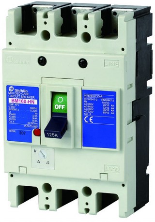 Молдинговый автоматический выключатель - Shihlin Electric Молдинговый автоматический выключатель BM160-HN