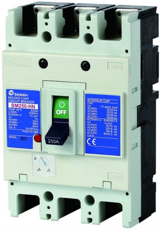 Молдинговый автоматический выключатель - Shihlin Electric Молдинговый автоматический выключатель BM250-HN