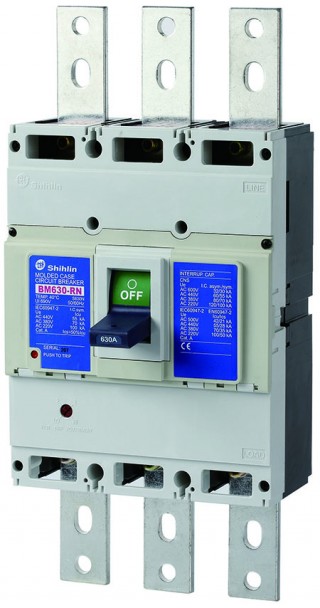 Молдинговый автоматический выключатель - Shihlin Electric Молдинговый автоматический выключатель BM630-RN