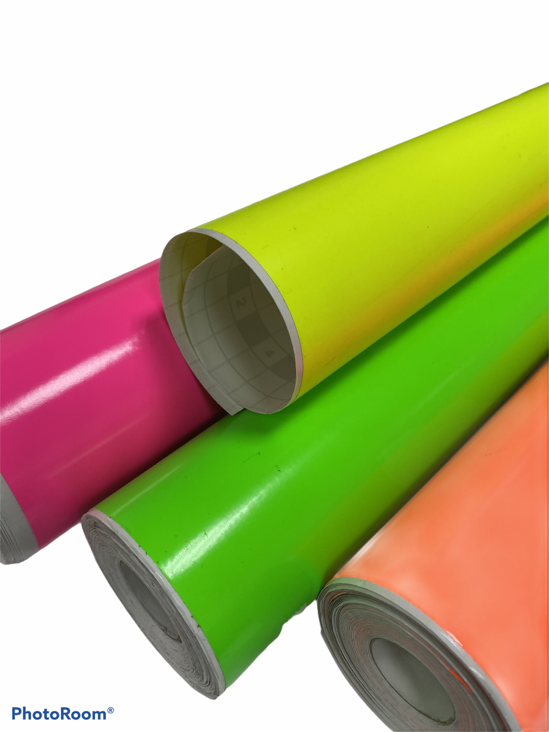 Vinile Termoadesivo Fosforescente SHOYISI 5 Fogli 30x21cm | HTV Fluorescente Da Arancione A Giallo Per Magliette E Tessuti