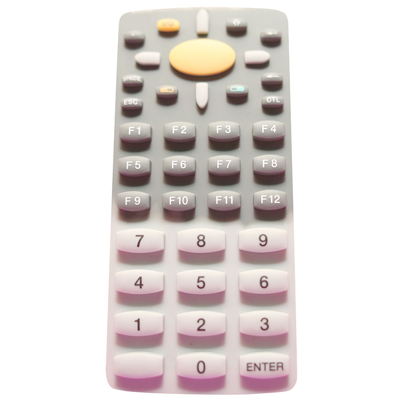 矽膠按鍵可以和PCB板結合,也可以使用彈片來增加按壓觸感。