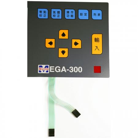 Utrustningsmaskin Membran Switch-tangentbord - Membranomkopplare med anslutning