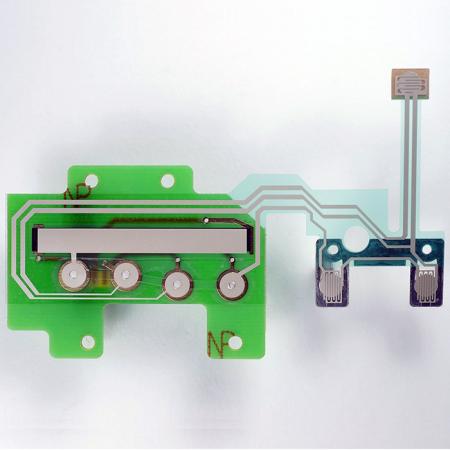 PCB combiné avec circuit imprimé argenté - Carte de circuit imprimé + circuit en encre argentée