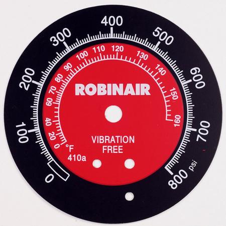 Inspection device Aluminum Plate - Name plate with number printing on top and has 3 colors.