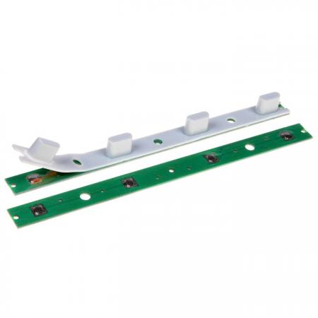 Gummiknopf kombiniert mit Leiterplatte - Silikon-Gummiknopf + Leiterplatte