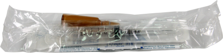 Máquina de Embalagem de Seringas - seringa embalada