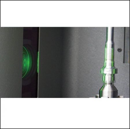 Concentricity Measurement of Bicycle Axle - Full-dimension measurement of a pedal axle in 20 seconds.