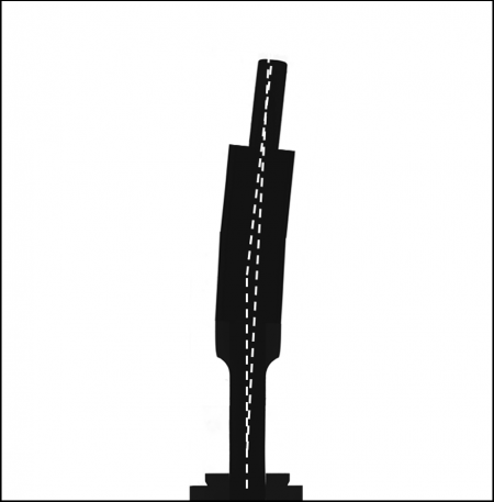 Automatically measure the bending degree of the screw.