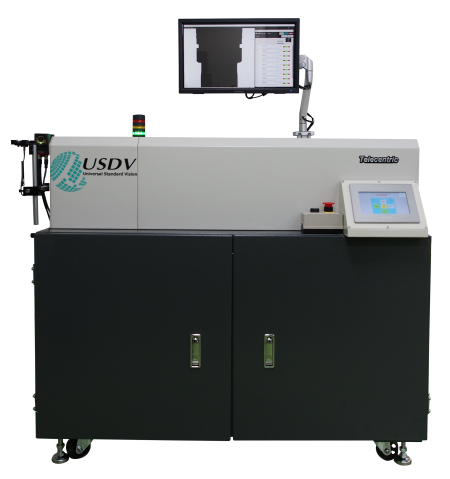 智慧製造之產線自主檢測 - 優適達遠心影像量測儀適用於車間進行產線上自動檢測