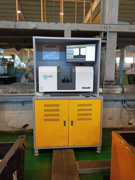 客戶布置7台在CNC軸件加工車間,在製造後即時進行自動檢測