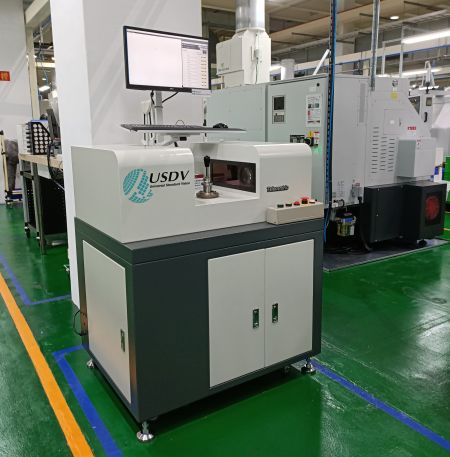 客戶布置2台在自行車零件加工車間,在製造後即時進行自動檢測