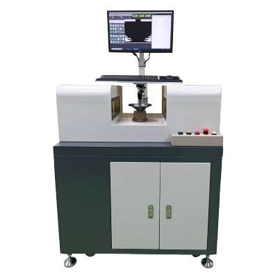 層盤尺寸自動檢測 - 自行車零件加工廠放置在車間的自動量測儀,用於快速檢驗層盤尺寸