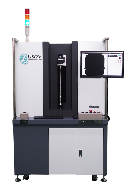 Precision-Type Telecentric Image Measuring Machine - The automatic transmission shaft measuring instrument is installed in the workshop, enabling real-time measurement immediately after the manufacturing process.