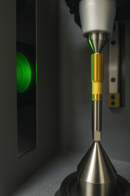 Plug Gauge Automatic Measurement - Upgrade traditional measurement of plug gauge into automation. Quality control and Production is efficency.